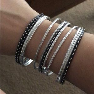 Black and silver bangles!